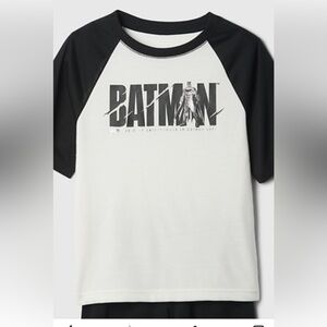 GAP Kids Black and White T-Shirt Batman Size 10